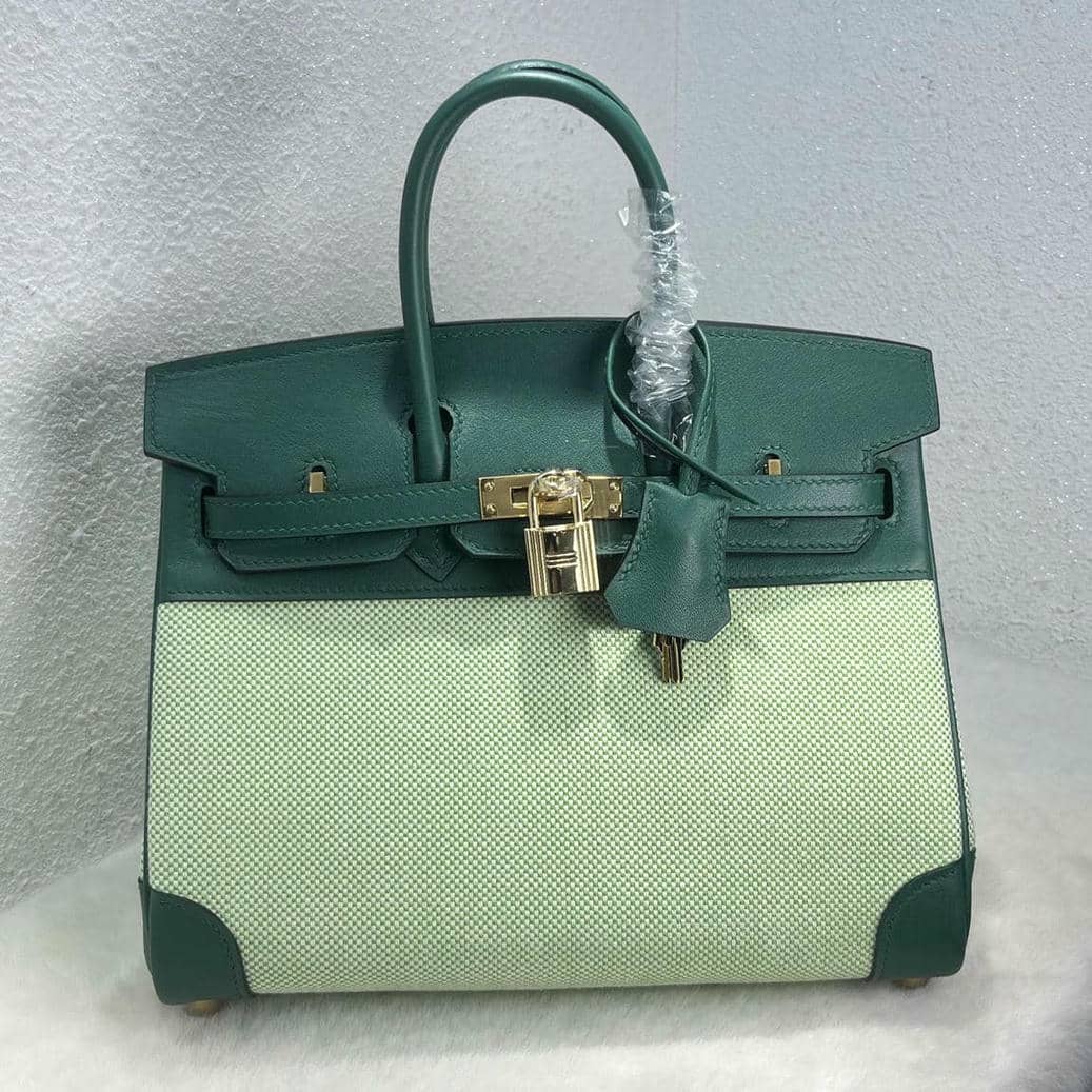 Birkin Canvas-Leather Mix-15